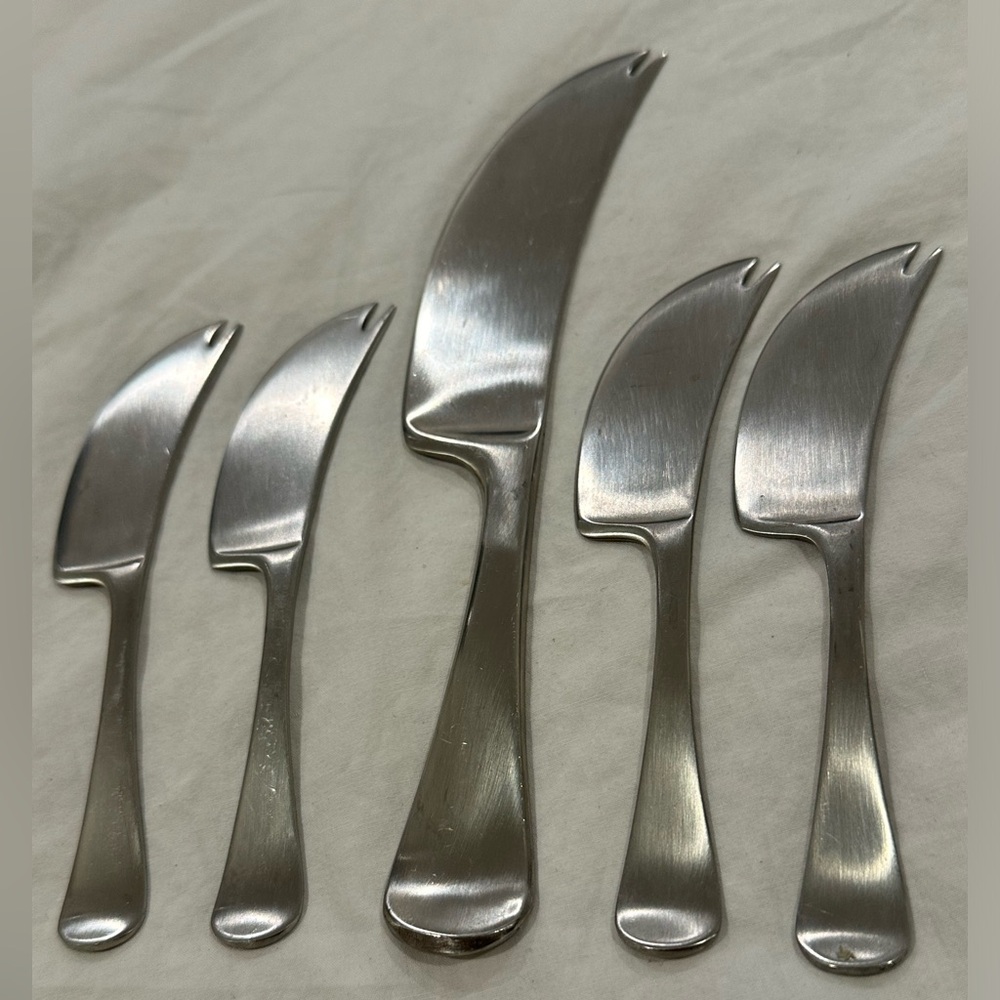 Dansk cheese knife set stainless steel